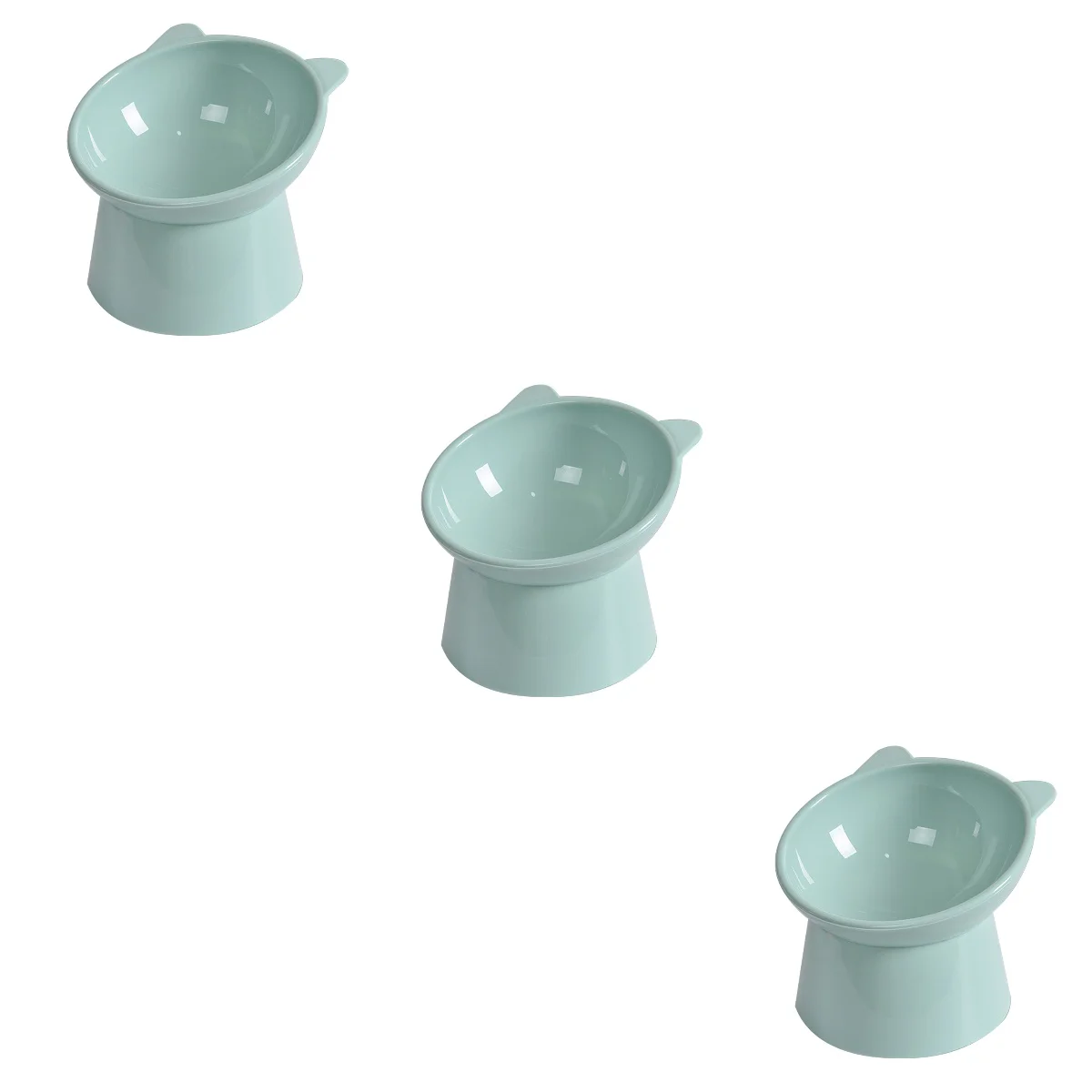 

Bowl Feeder Pet Cat Waterbowls Elevated Dog Raised Dish Puppy Feeding Rabbit Cats Stand Neck Protection Drinking Dishes