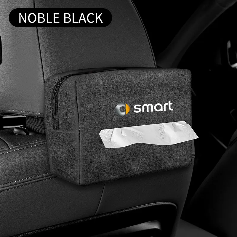 

Автомобильная замшевая тканевая сумка, защитный чехол для Smart two 451 450 452 453 454, заднее сиденье автомобиля, тканевая коробка, аксессуары для интерьера