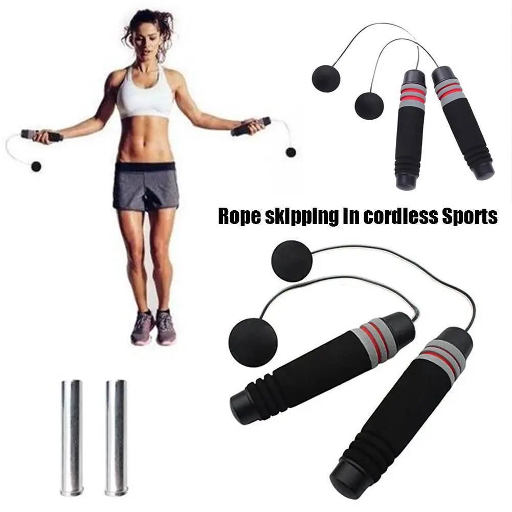 

Rordless Bearing Rope Skipping Sports And Fitness Steel Wire Portable Home Exercise PVC Jump Rope Speed Crossfit