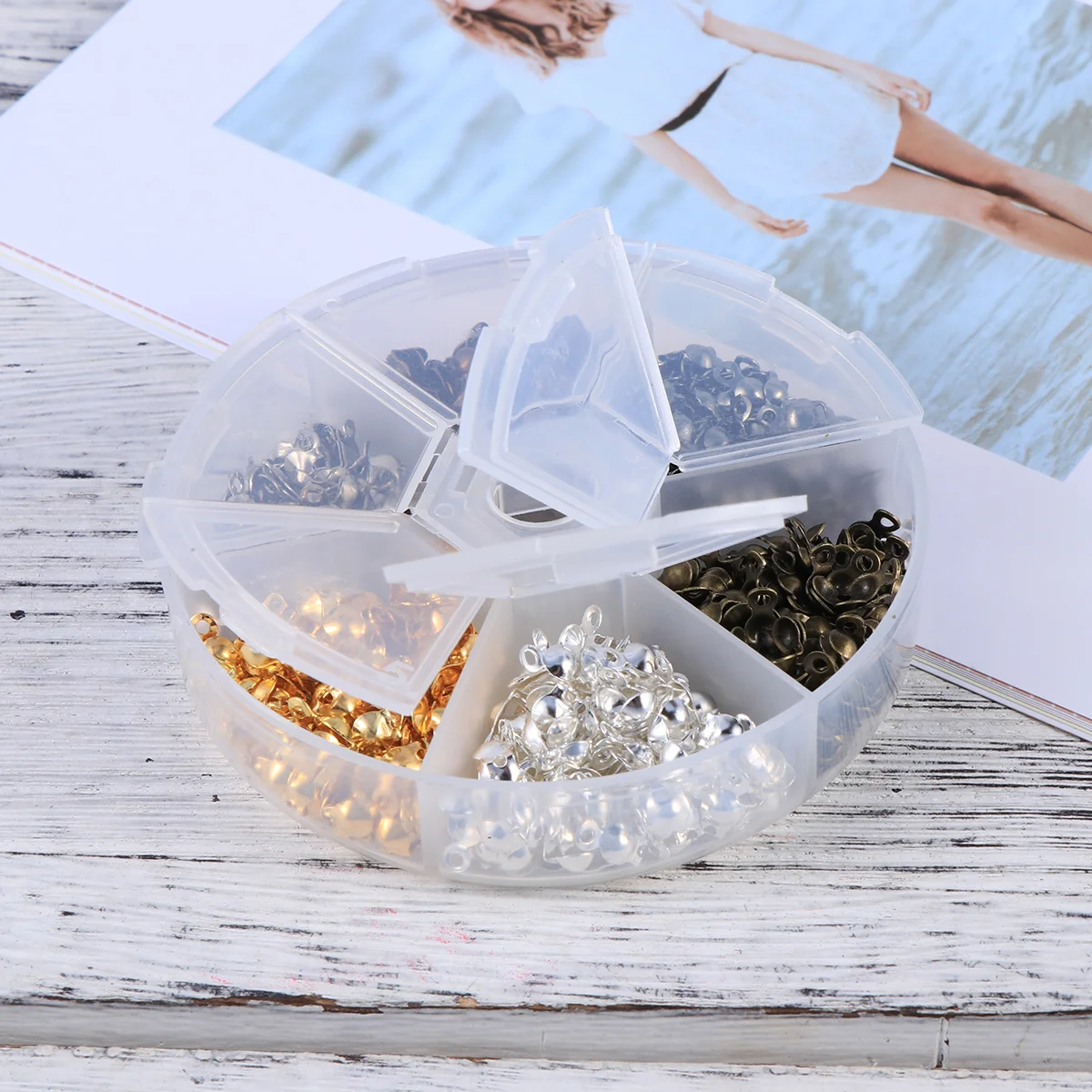 

1 Box Buckle Accessories Clam Necklace Decor Accessories Packages Gift Buckle