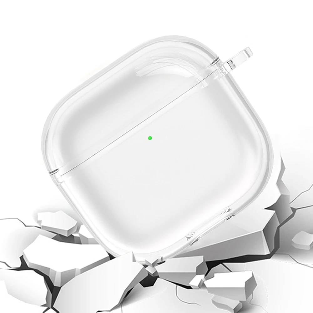 Противоударный прозрачный чехол для беспроводных наушников Apple AirPods 4 (2024)