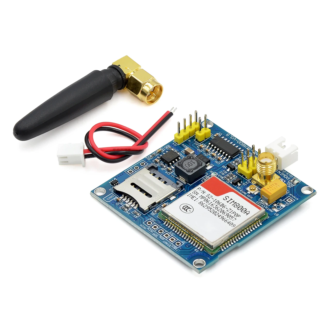 Комплект беспроводного удлинительного модуля SIM800A, плата GSM GPRS STM32, антенна протестирована во всем мире, хранится более чем 900 А