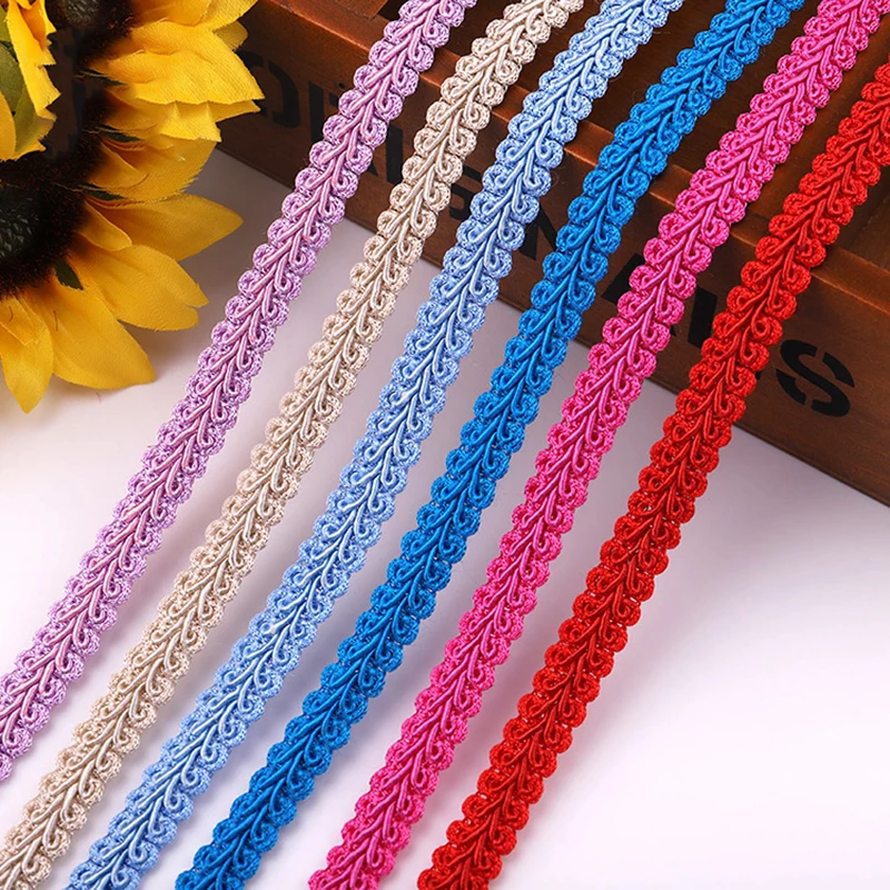 

40 yards Lace Trim Ribbon Centipede Braided Lace DIY Craft Sewing Wedding Decoration Fabric Curve Lace Handmade Accessories