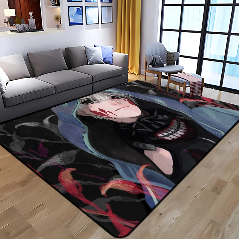 

Anime Tokyo Ghoul Art Printed Carpet for Living Room Large Area Rug Soft Mat E-sports Chair Carpets Alfombra Gifts Dropshopping