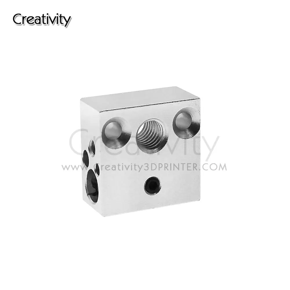 Нагревательный блок CR8 CR10 алюминиевый нагревательный для экструдера 3D-принтера