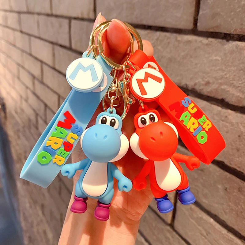 Модный мультяшный милый брелок Yoshi креативные парные сумки автомобильные