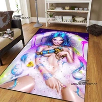 anime beauty carpets and rugs fashion 3d printing living room bedroom large area soft carpet home fashionable cool carpet