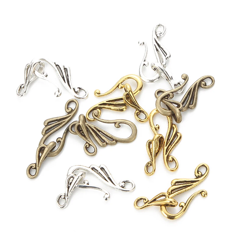 10 шт. застежки-крючки из цинкового сплава |