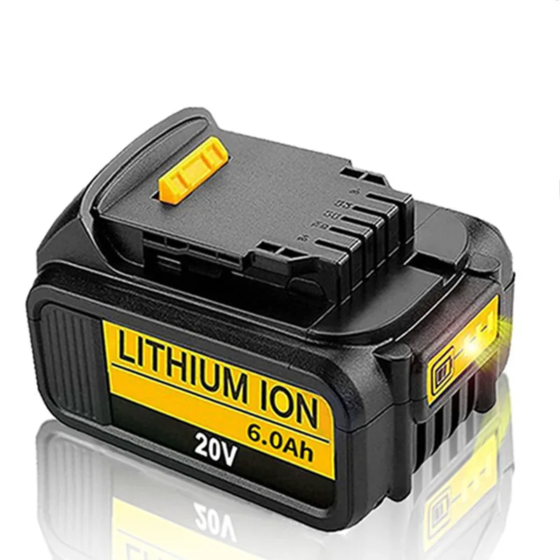 

High Quality 20V 6.0Ah MAX XR 18650 Battery Power Tool Replacement DCB184 DCB181 DCB182 DCB200 20V /18v Battery