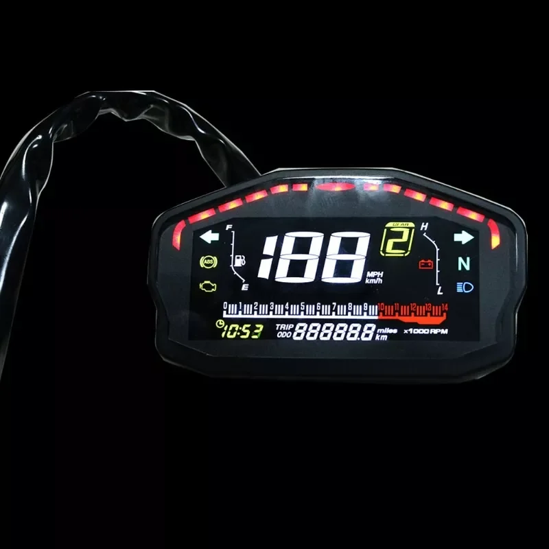 

Motorcycle Dashboard Digital Speedometer Water Thermometer