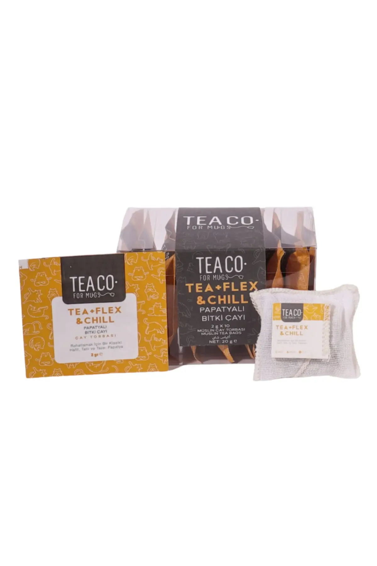 

Tea + Flex & Chıll - Papatyalı Herb Tea Müslin Tea bag