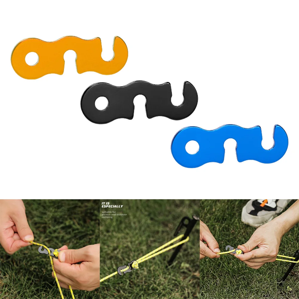 

5pcs Outdoor Camping Tent Rope Buckles Aluminum Alloy Tensioners Fastener Camping Equipments Tent Accessories Parts Outdoors