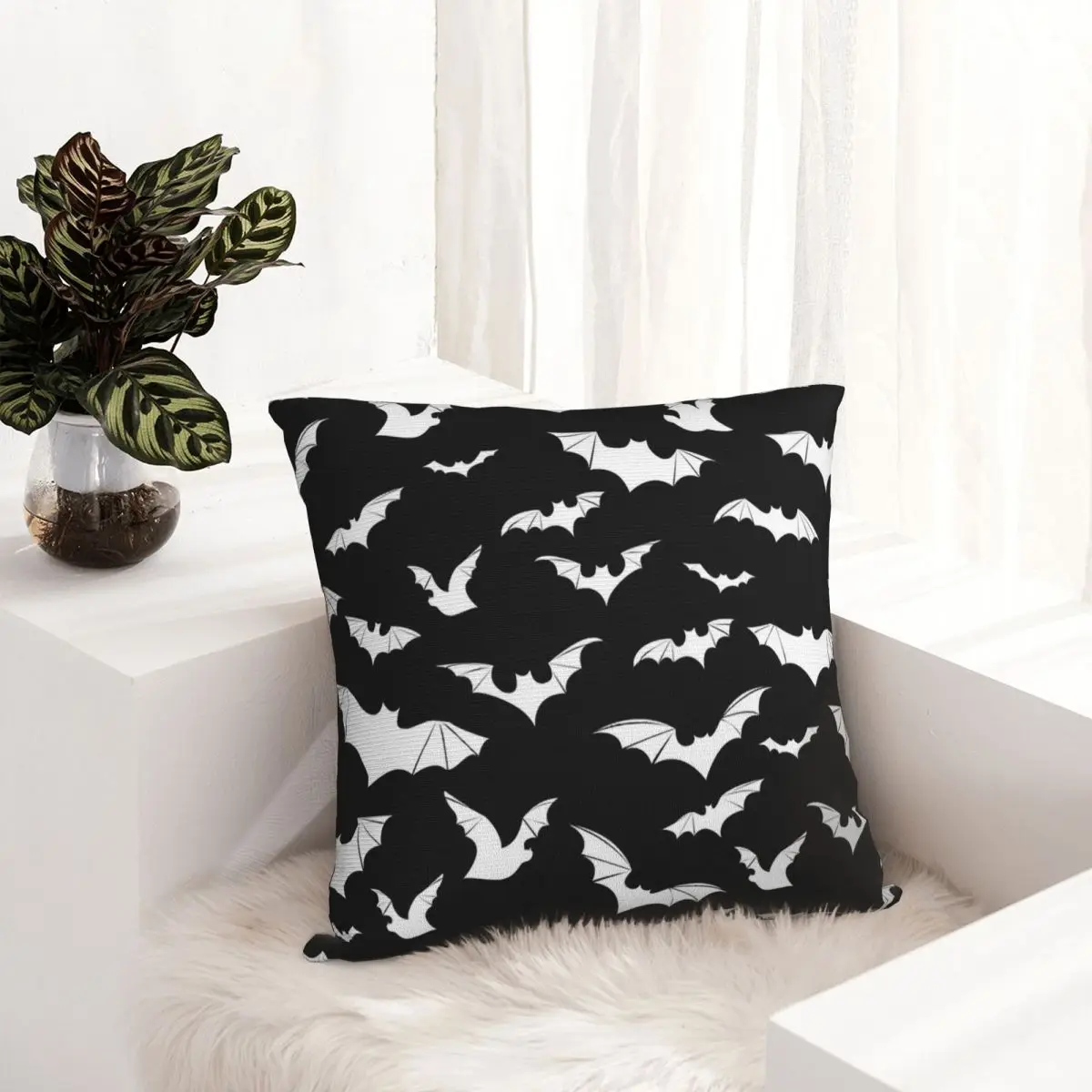 

Going Batty pillowcase printed cushion cover sofa waist pillow pillow cover