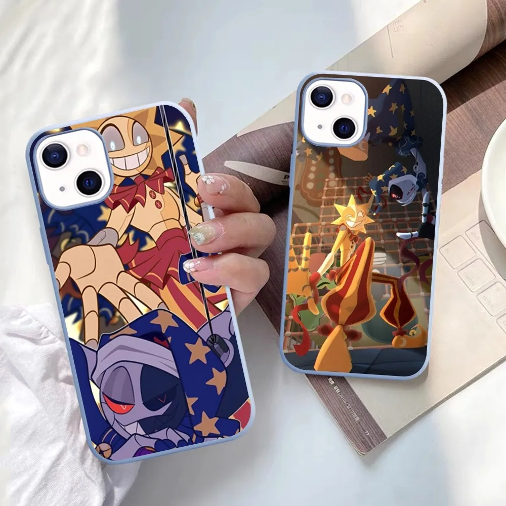 Horror Game M-Moondrop Phone Case For IPhone 14 11 12 13 Mini Pro Xs Max 8 7 6 6S Plus X XR Solid Candy Color