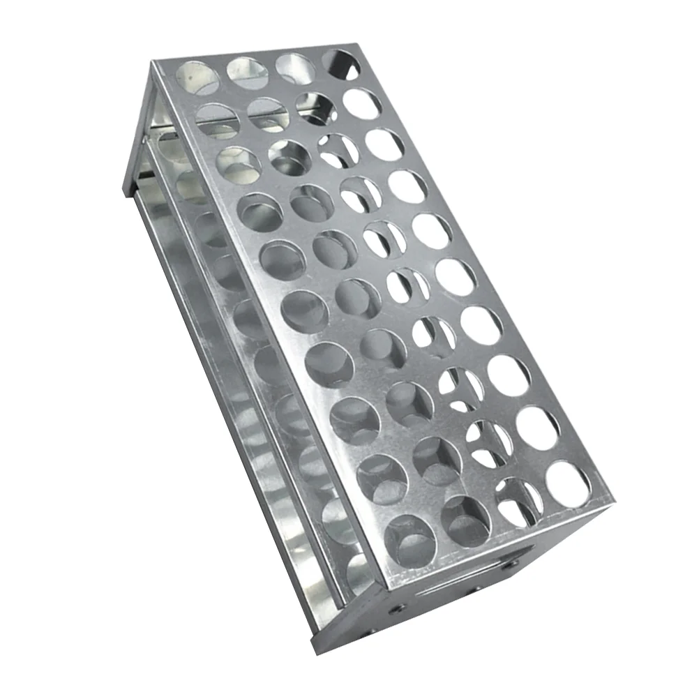 

Aluminum Test Tube Rack 40-Hole Test Tube Storage Rack Test Tube Stand for Labs