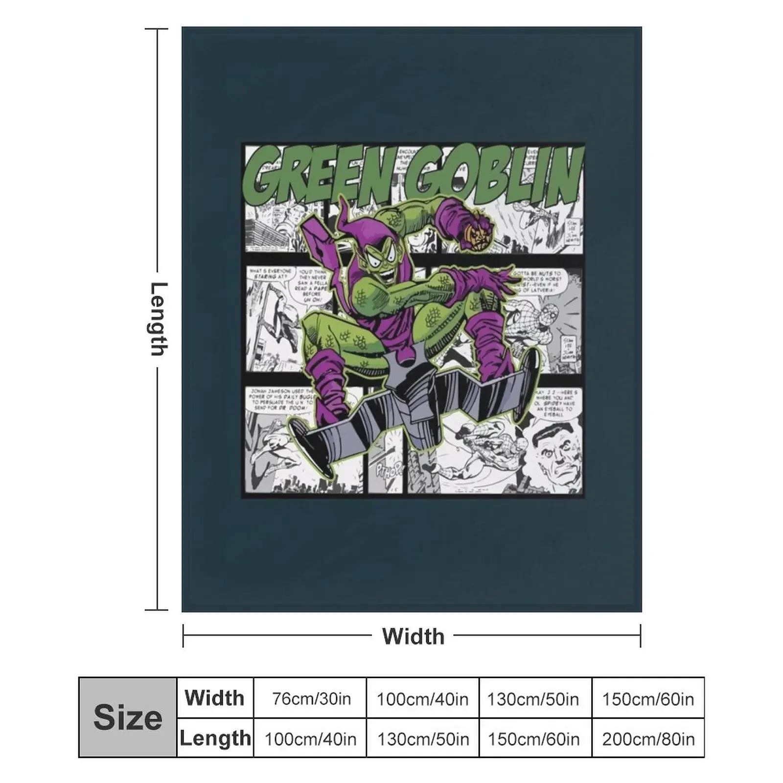 Одеяло с зеленым гоблином брендовые флярные рождественские украшения одеяла