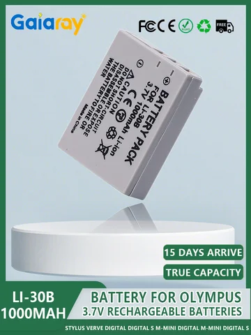 LI-30B Li-30C аккумулятор для камеры 3,7 В 1000 мАч аккумуляторная батарея для цифровой камеры Olympus Stylus Verve Digital Sgit-Mini архива-Mini S