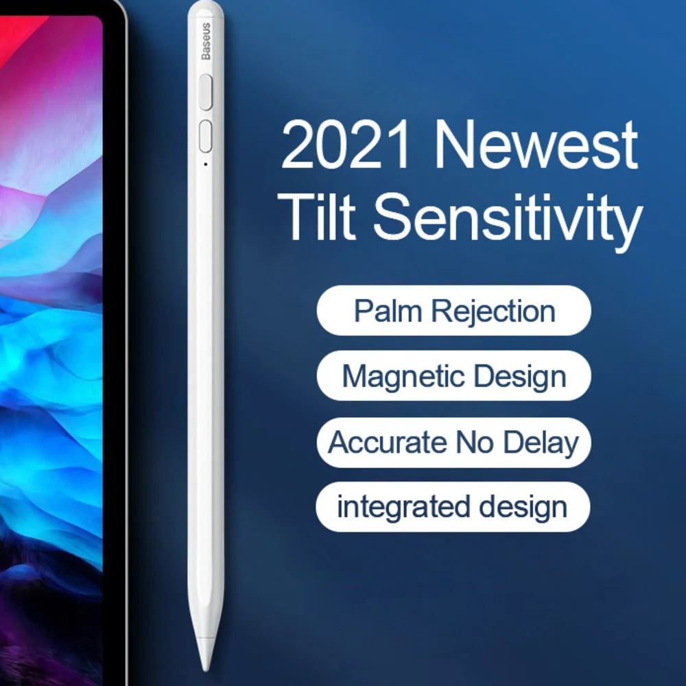 

Capacitive Stylus Pen For Apple iPad Pencil Mobile Phone Stylus Touch Pads Magnetic Pen For iPad Pro 2021 Air 4 Pen Tip