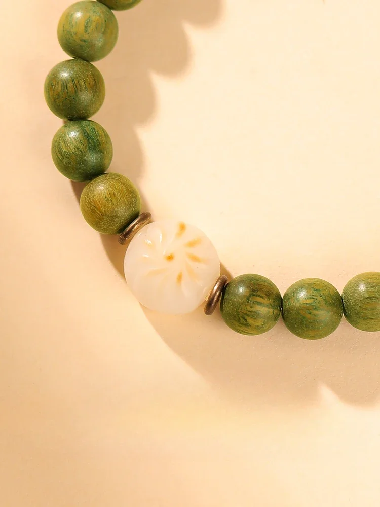 Браслет из сандалового дерева браслет с изображением знаков зодиака Бодхи для