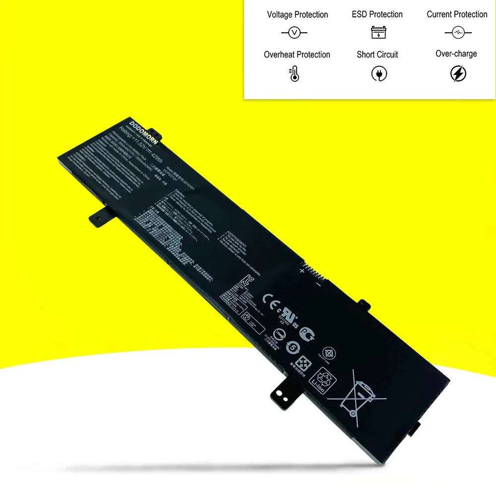 11 52 В 42 Втч 3653 мАч B31N1631 Аккумулятор для ноутбука ASUS VivoBook 15 X505BA X505BP F505 F505ZA F505BA X505ZA