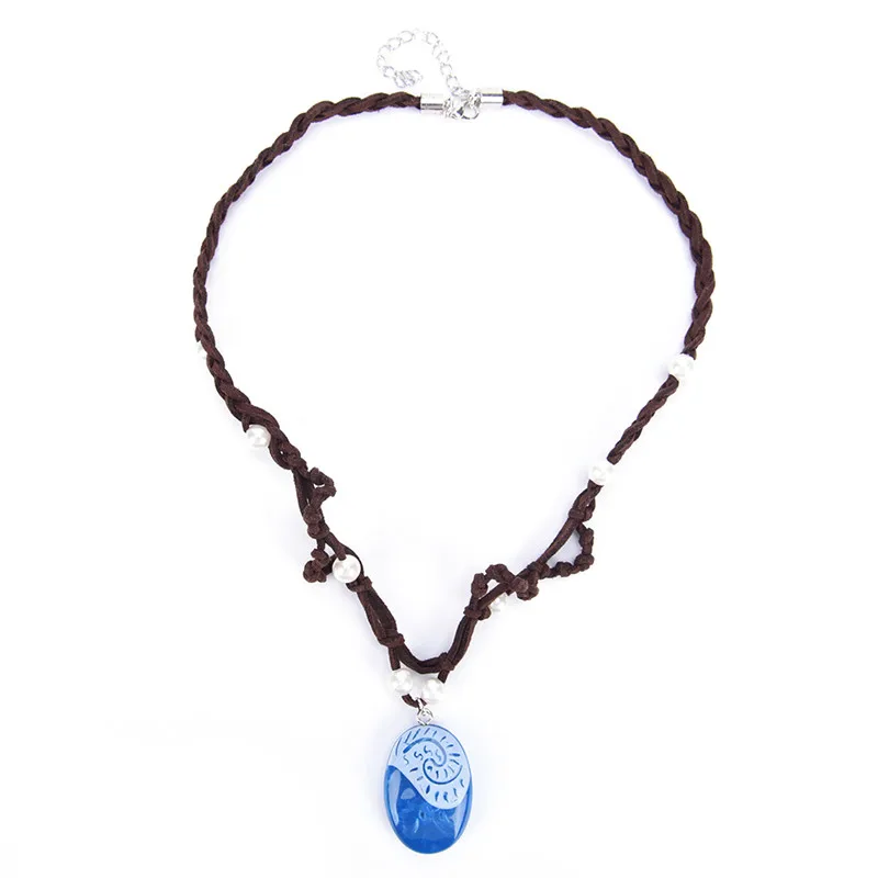 1 шт. ожерелье принцессы Моана из аниме-фильма косплей плетеная кожаная веревка