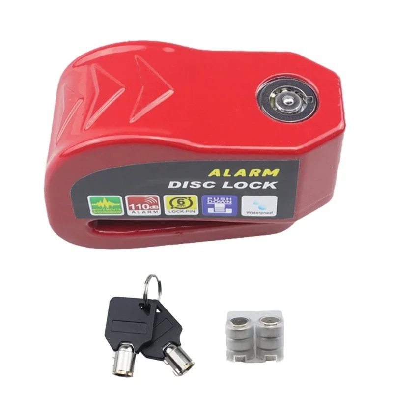 Замок дискового тормоза сигнализация замок колеса мотоцикла скутера дисковый с