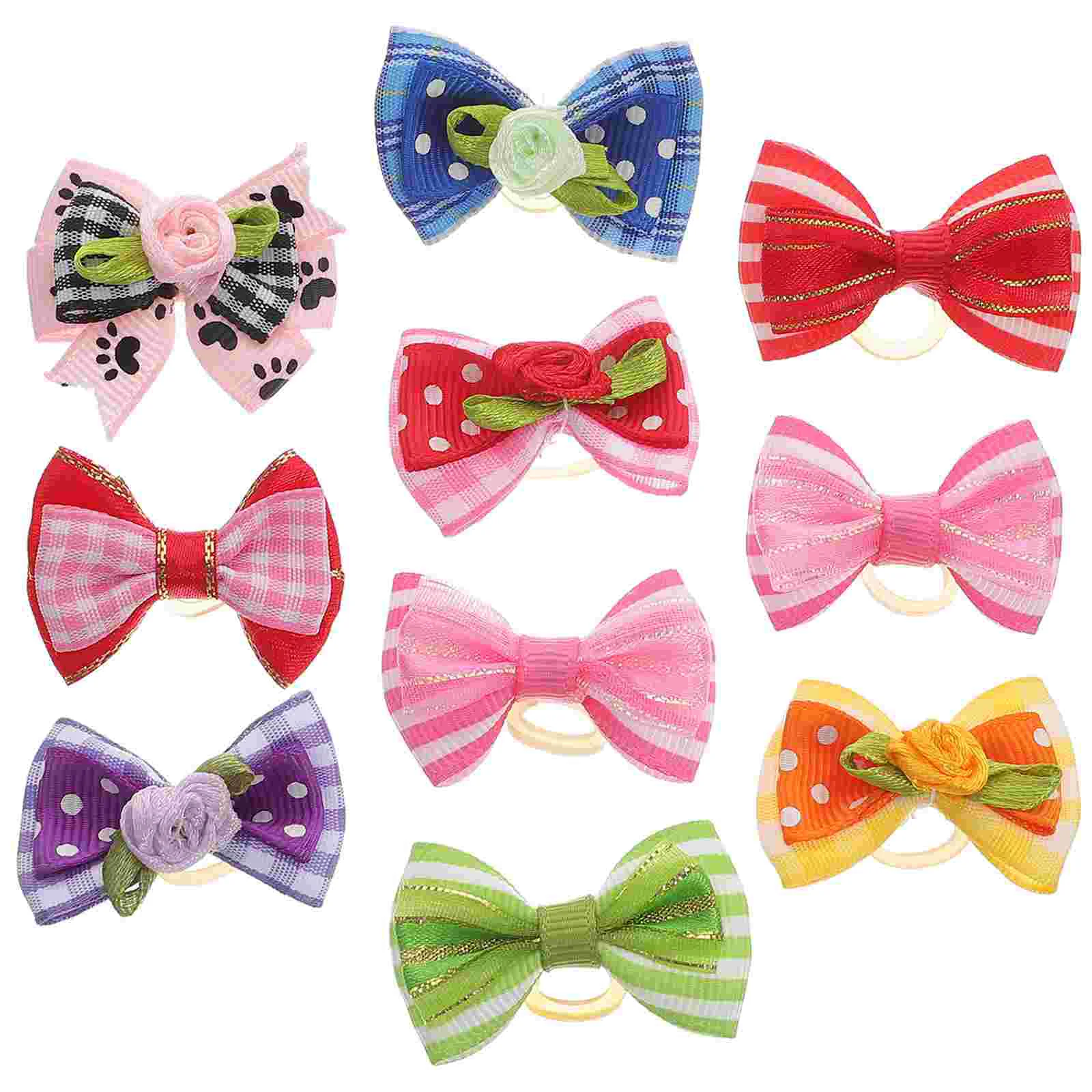 

50Pcs Dog Bows Dog Bow Dog Bows for Hair Dog Decoration Pet