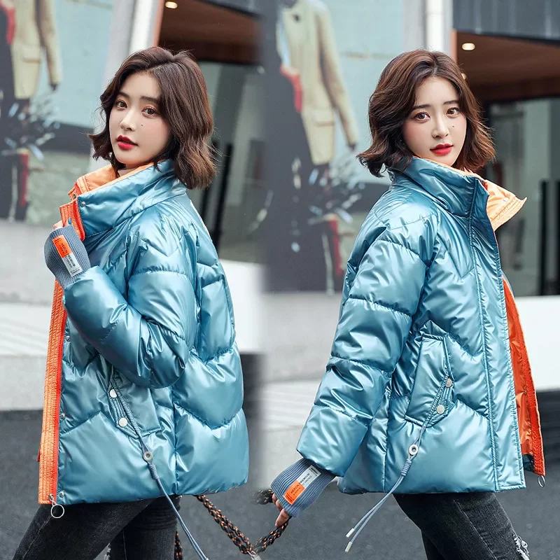 New2022 Winter jacket women 2021 new winter fashion bread served little jacket thin cotton coat down Jacket women 812G