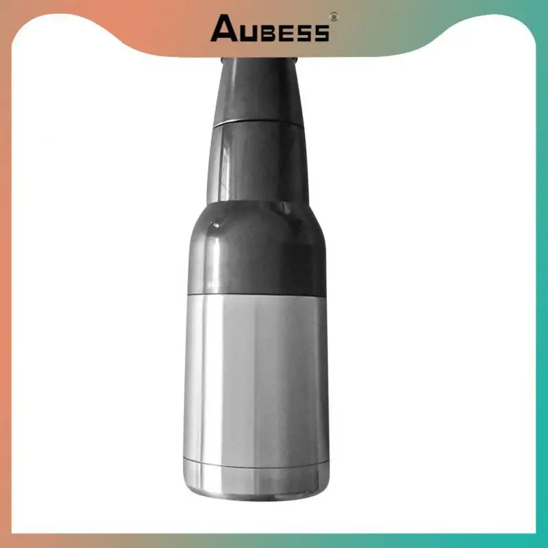 

12oz Beer Bottle Holder With Bottle Opener Vacuum Beer Cooler 304 Stainless Steel Insulation Accessories Tools Household
