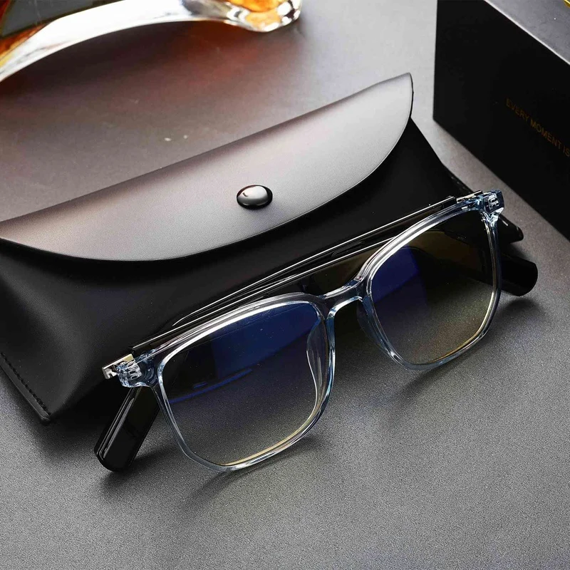 Enlarge Smart Glasses TWS Wireless Bluetooth Bone-Conduction Waterproof Earphones Sports Headset Music Sunglasses AR Glasses Genuine