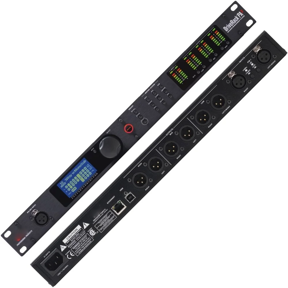 dbx DriveRack PA2 2in6out 2 In 6 Out DSP Digital audio Processor Complete Loudspeaker Management System Stage Sound Equipment |