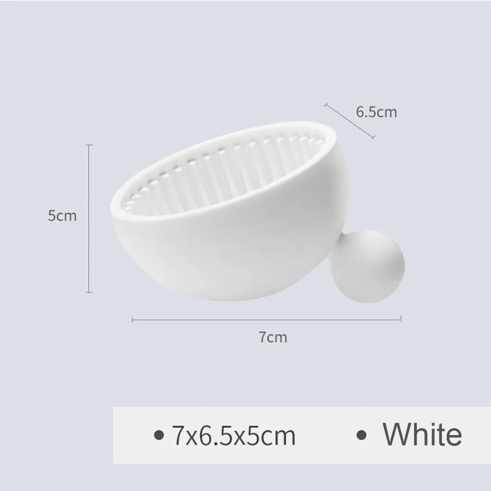 1 шт. портативный силиконовый коврик для чистки кистей макияжа |