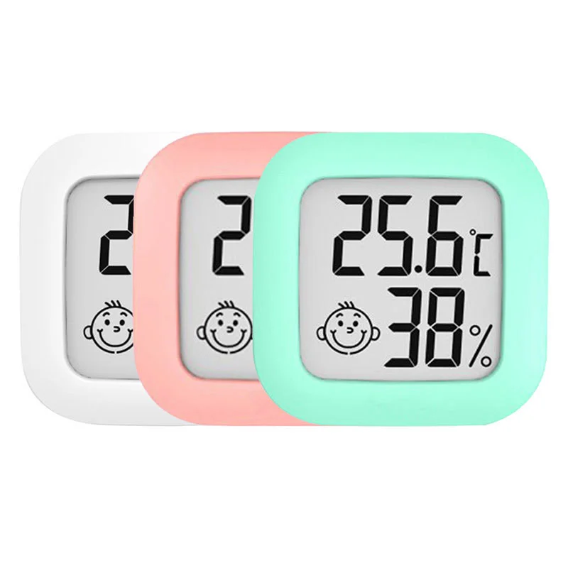 

Mini Indoor Thermometer Lcd Digitale Temperatuur Kamer Hygrometer Gauge Sensor Vochtigheid Meter Indoor Thermometer Temperatuur