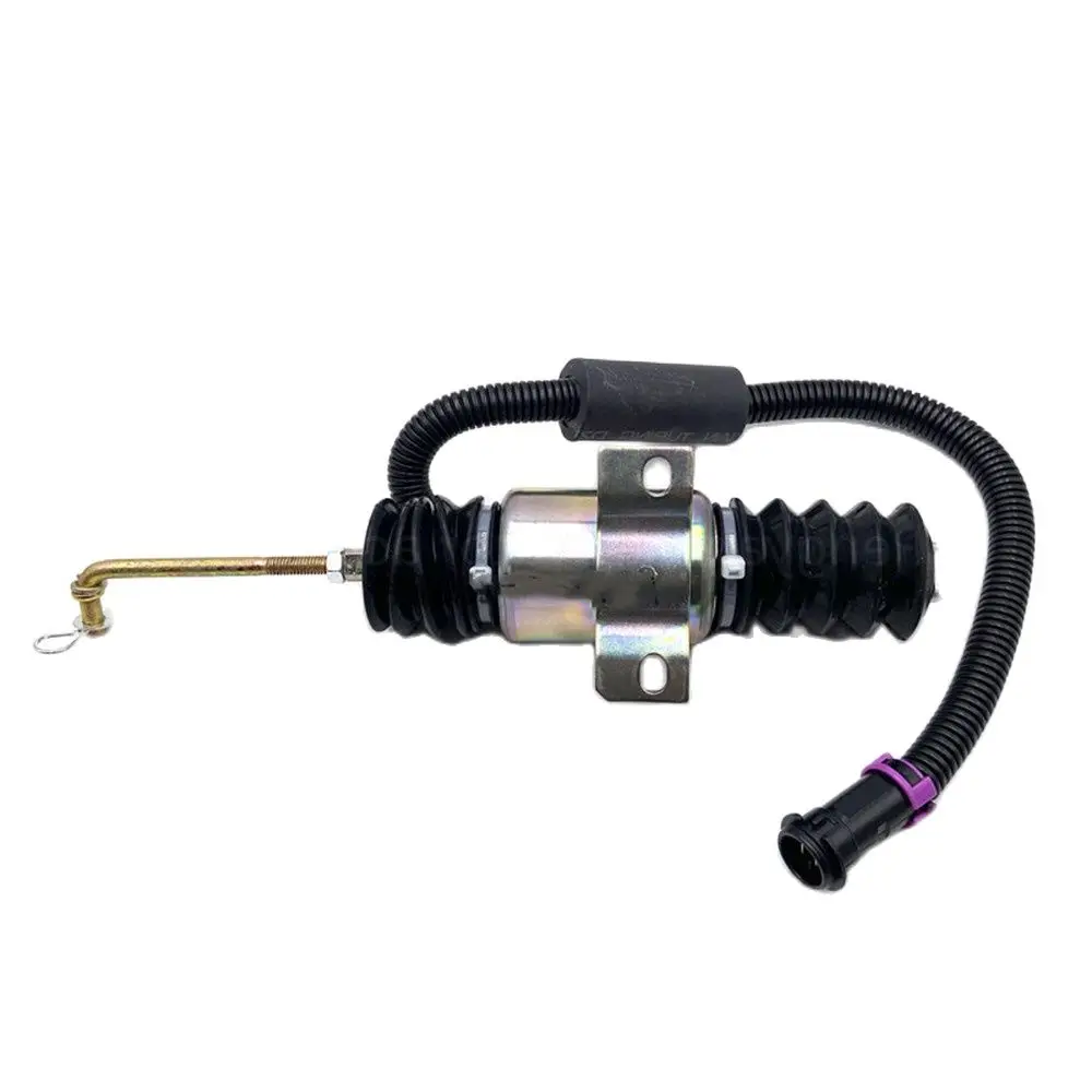 

Fuel Cut-off Valve Loader Excavator Accessories For 13034654 For Longgong LG30/50/833B Flameout Solenoid Valve Flameout Switch