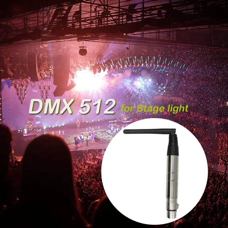 

2,4G беспроводной приемопередатчик DMX512 Pen RS485T 2,4 GISM 126 Band 20DBM DMX512 сигнал для фотографий