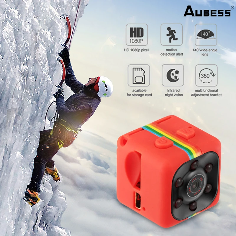 

Aubess SQ 11 Mini Camera 960P Small Action Camera Sensor Micro Video Camera DVR Motion Recorder Camcorder Night Vision Camcorder
