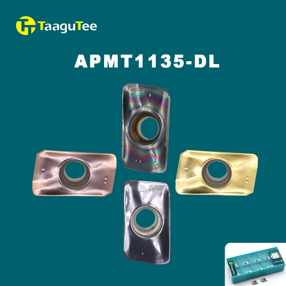 10Pcs APMT1135 PDER DL 1020 1030 1125 Turning Tool Face Mill APMT 1135 Carbide Inserts Lathe Milling Cutter BAP300R Holder for S
