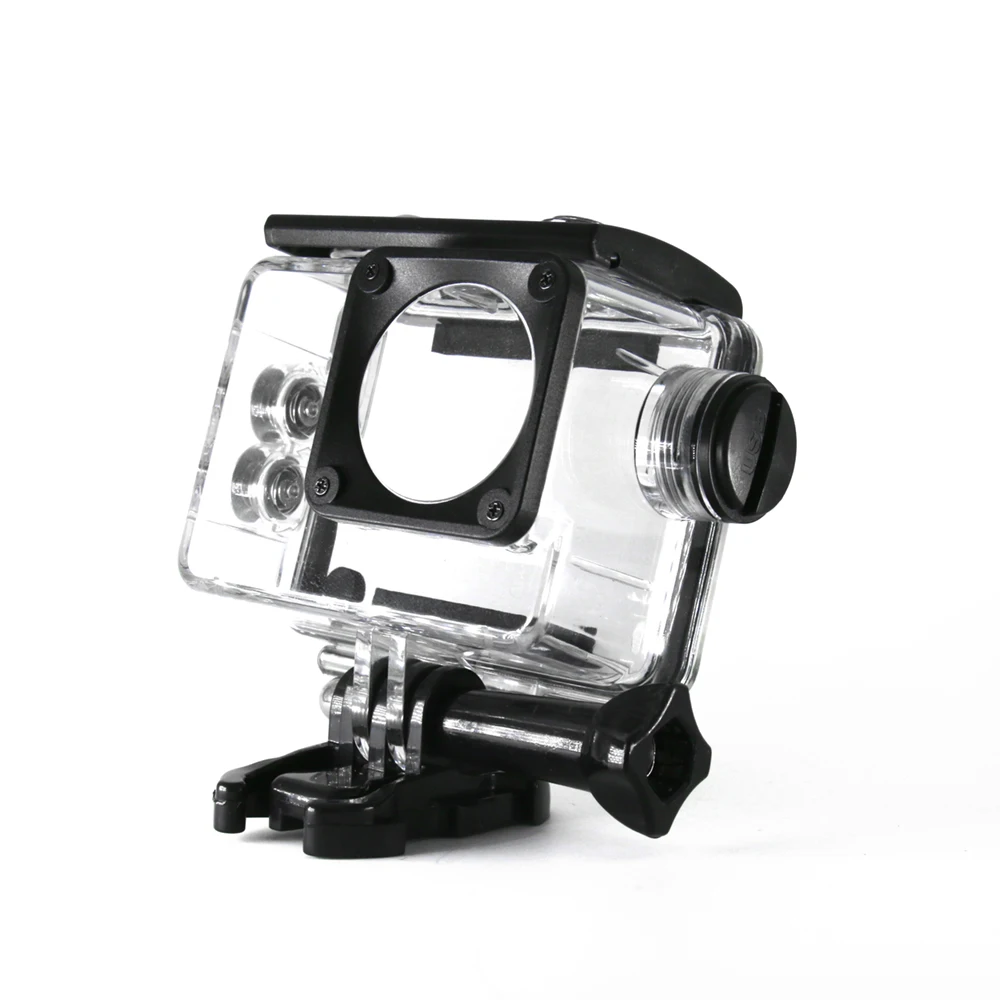 Экшн-камера с двумя экранами водонепроницаемая защитой от пыли