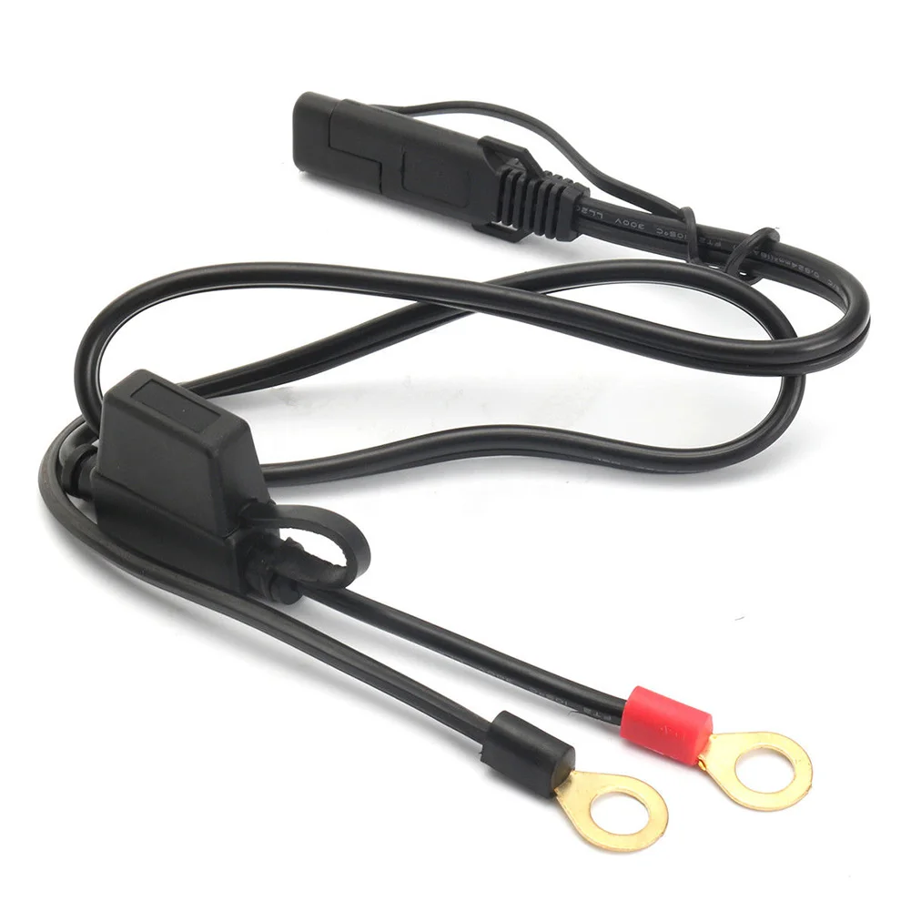 

Safe Quick Disconnect For Motorcycle Battery Adapter Terminal Ring Charging Cable Harness Connector SAE Easy To Use Portable