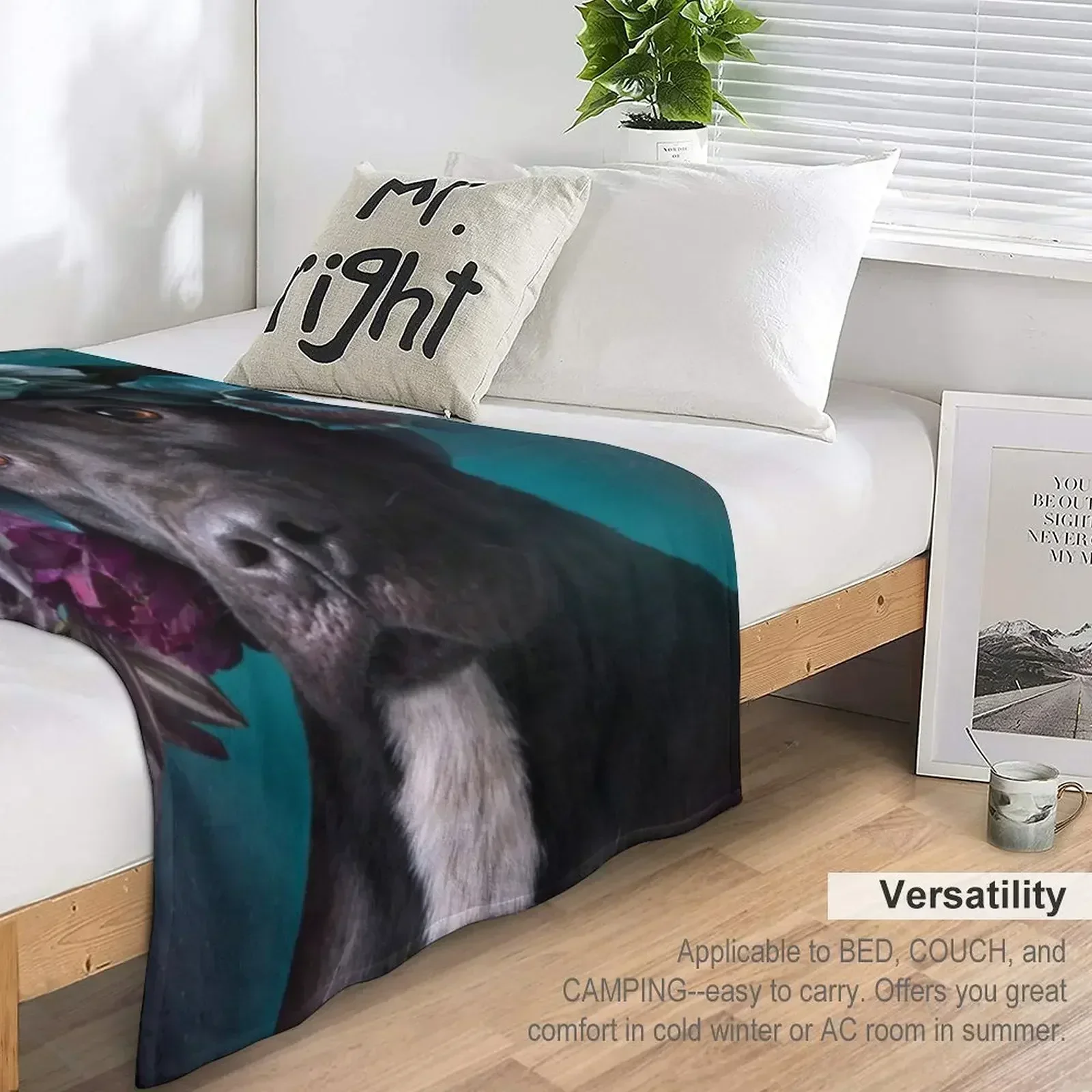 Одеяла Flower Power Aden Throw Blanket и движущиеся фланелевые одеяла