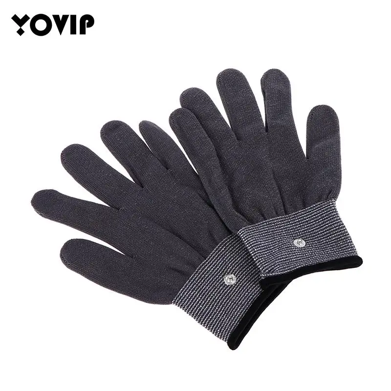 

Conductive Electrotherapy Massage Electrode Gloves Relaxation Shock Wire Tens Machine Therapy Hand Massager Tool 2022 New