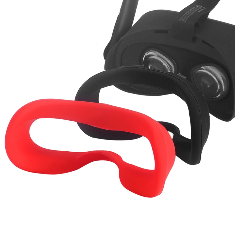 

Моющаяся маска для глаз для Oculus Quest, VR-гарнитура, профессиональный силиконовый чехол для лица для поиска, пот для глаз, аксессуары виртуально...