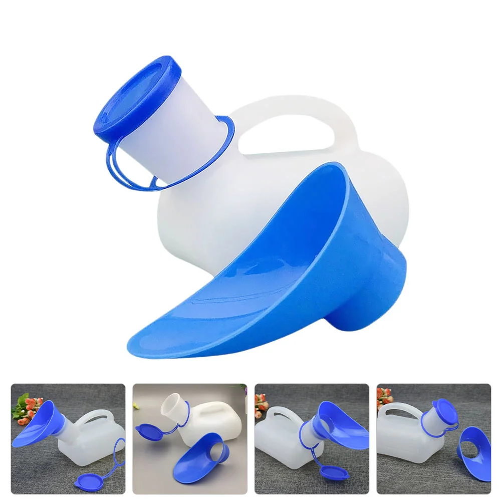 

1 Set of Covered Urinal Bottle with Scale Large Capacity Urinal Bottle for Elderly