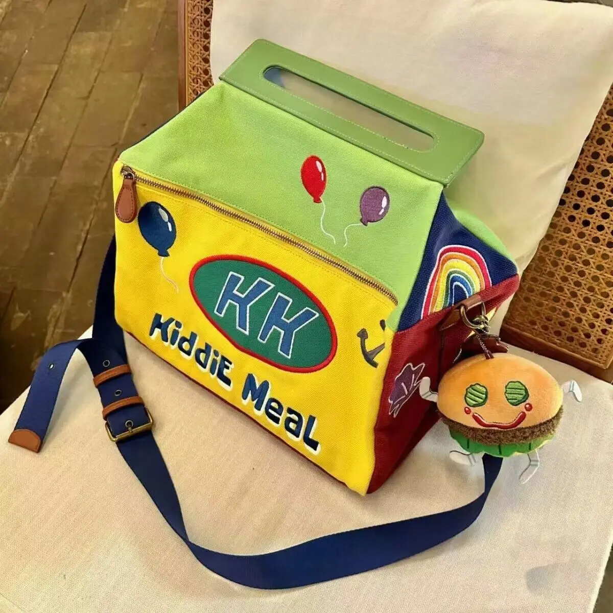 

Cartoon SpongeBobed Crossbody Bag Cute Messenger Bags For Women Shoulder Ladies Designer Handbag Large Casual Canvas Kids Bags