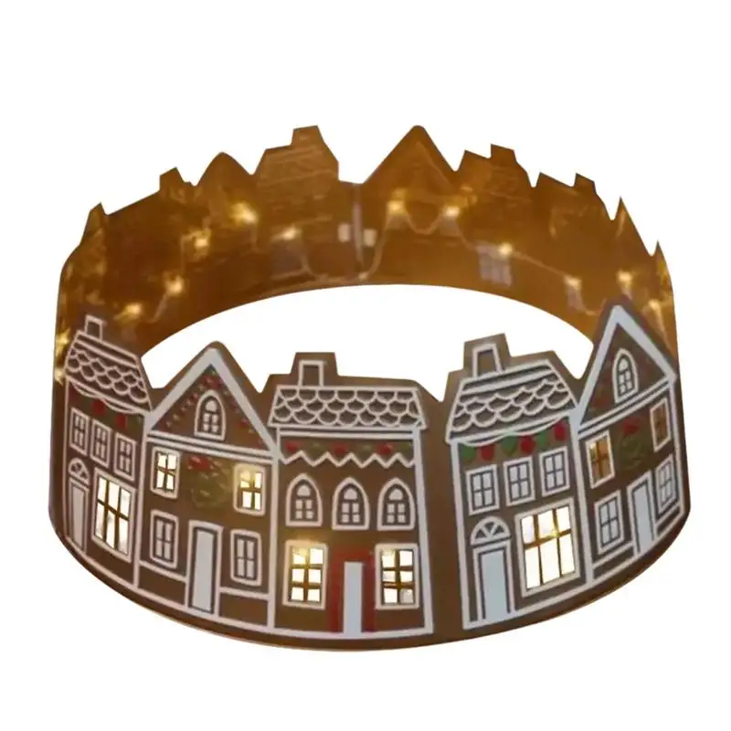 

Светодиодный воротник для рождественской елки Gingerbread House 66/72 см