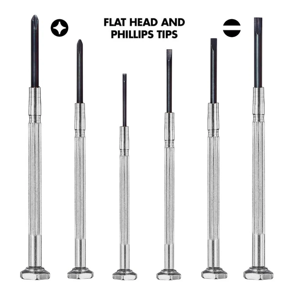 

Набор мини-отверток для ремонта часов, 6 шт.