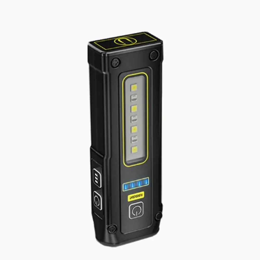 

Led Mini Flashlight Multifunctional Type-c Rechargeable Torch Strong Magnet Working Light Emergency Lantern