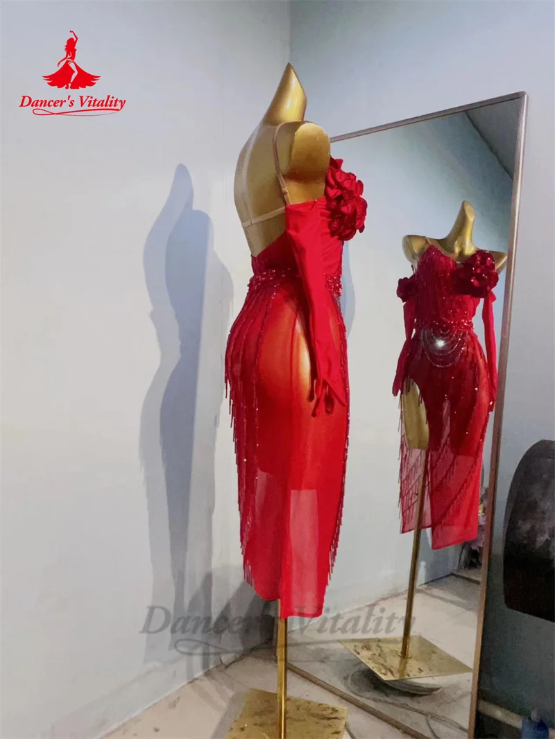 Платье для латиноамериканских танцев взрослых и детей