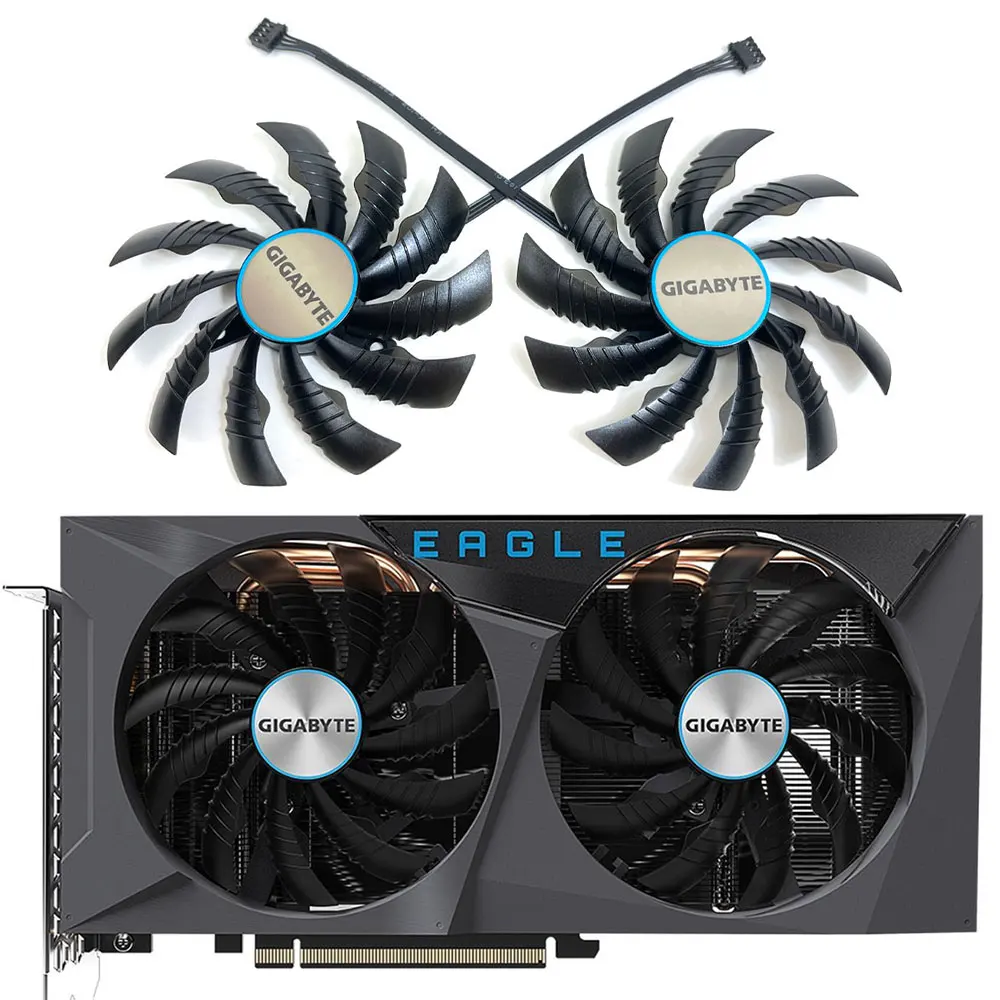 Новый вентилятор 95 мм PLD10010S12H RTX 3060, 3060TI Eagle OC GPU, для Gigabyte RTX 3060 Eagle OC, RTX 3060TI Eagle OC охлаждающий вентилятор видеокарты Новый вентилятор 95 мм PLD10010S12H RTX 3060, 3060TI Eagle OC GPU, для Gigabyte RTX 3060 Eagle OC, RTX 3060TI Eagle OC охлаждающий вентилятор видеокарты