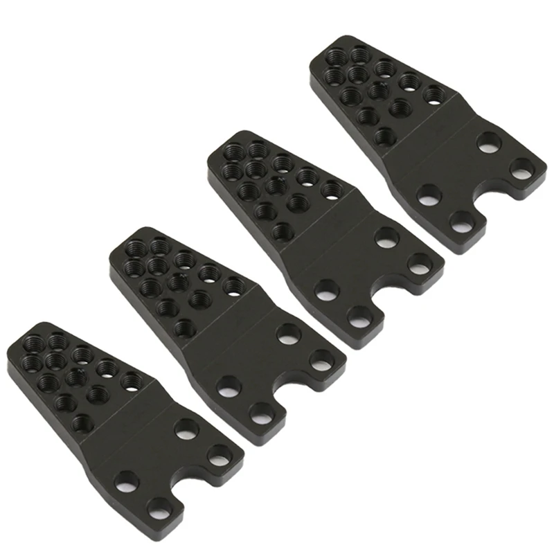 

FBIL-8PCS RC Car Metal Shock Absorber Tower Lift Lower Adjust Stand For 1/10 RC Crawler Axial SCX10 Upgrade Parts,Black